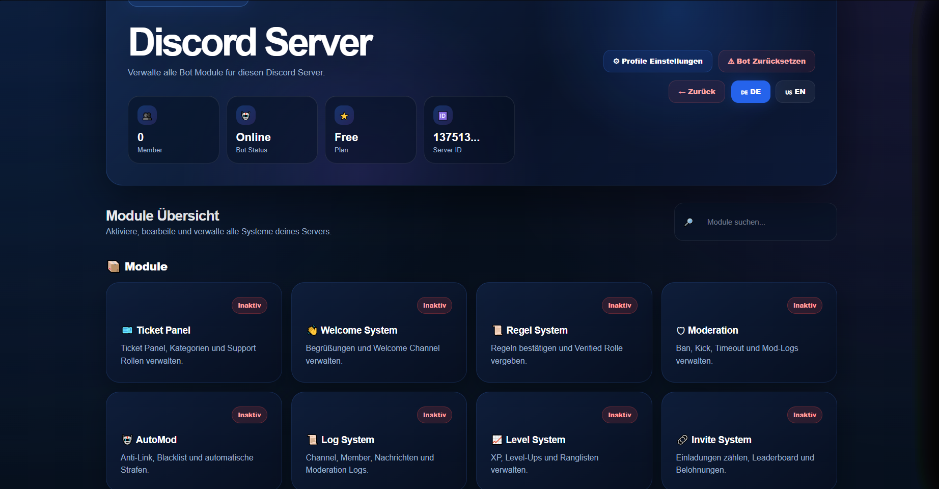 Dashboard Preview
